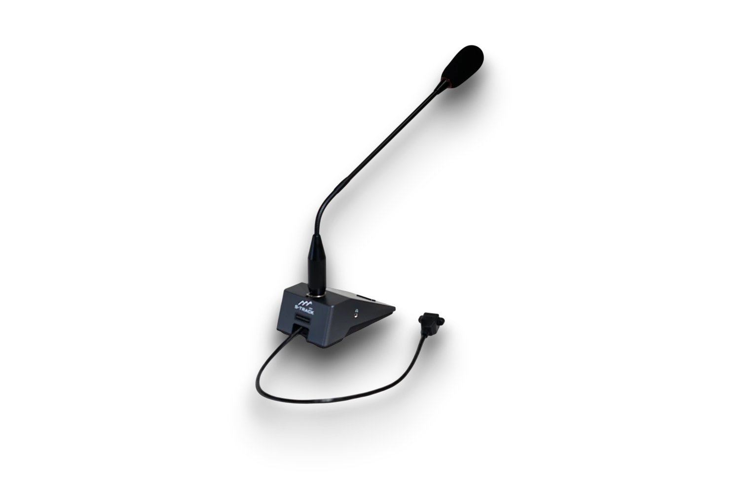 SAS S-Track PM1 Dante + PoE Gooseneck Microphone product image.